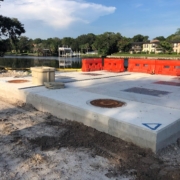 Seminole Heights Flooding Relief Project Outfall Structure at Haya Linear Park